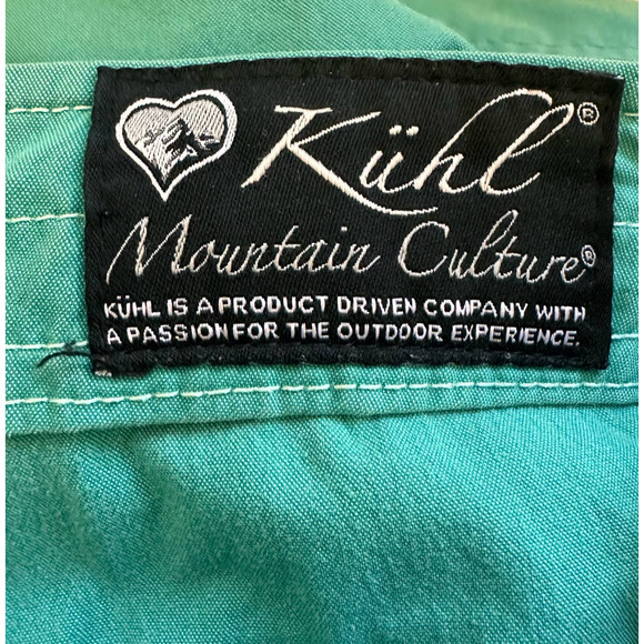 Kuhl Green Vintage Patina Dye Shorts sz 4 - Picture 5 of 8